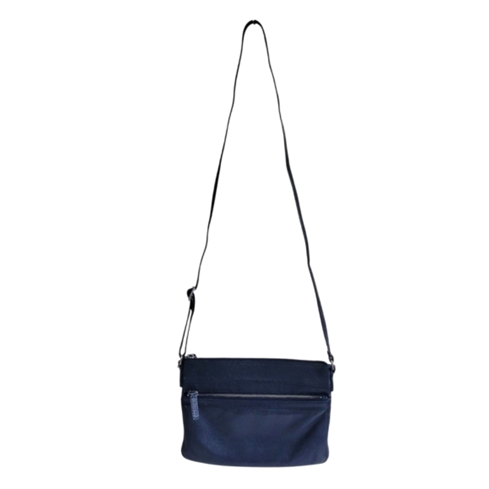 Margot Leather Crossbody Bag Purse Black